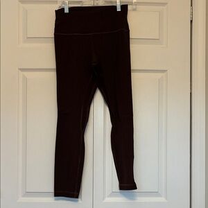 lululemon athletica align high rise Leggings in espresso 25”